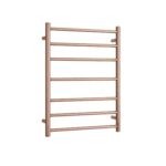 Thermogroup SR44M Straight Round Ladder Heated Towel Rail Rose Gold