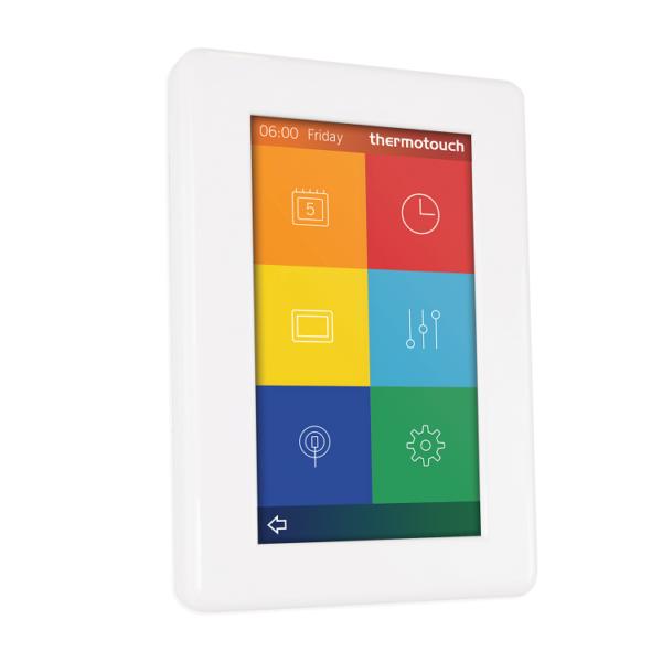 Thermogroup Thermotouch 4.3dC Dual Thermostat Ice White