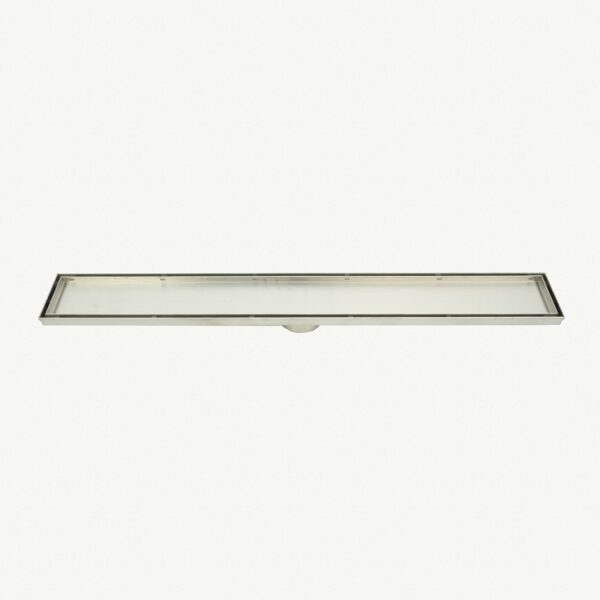 Radiant Tile Insert Floor Grate Stainless Steel 900mm (74mm Outlet) 316-RGL-900-74
