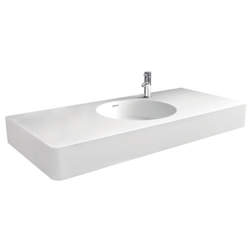 Fienza Encanto 1000 Cast Stone Wall Basin CSB11-100