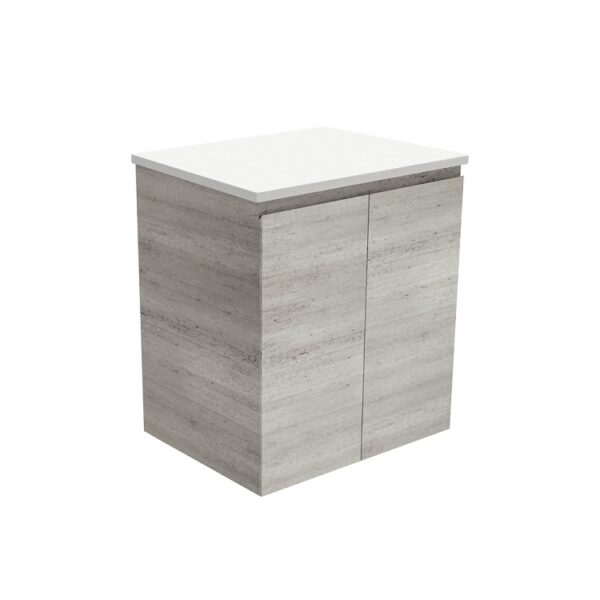 Fienza Edge Industrial Cabinet Only Wall Hung 600