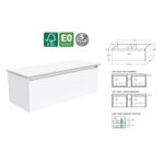 Fienza Manu Wall Hung Cabinets 1200 Spec