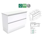 Fienza Quest Floorstanding Cabinet 1200mm Width Spec