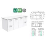 Fienza Unicab Wall Hung 1200 Cabinet Spec