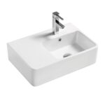 Fienza Delta Care Wall Basin RB2275 Right Hand Bowl