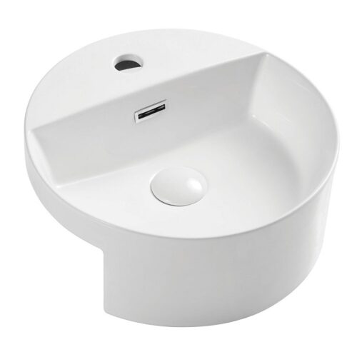 Fienza Reba Semi Recessed Basin With Tap Hole RB4065