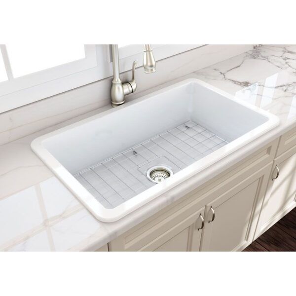 Turner Hastings Cuisine 81 x 48 Inset / Undermount Fine Fireclay Sink CU81FS Inset