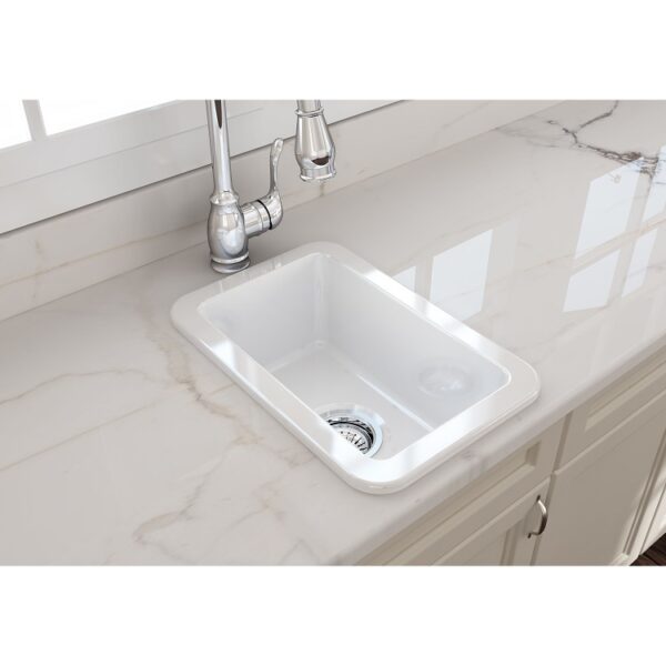 Turner Hastings Cuisine 30 x 46 Inset/Undermount Fine Fireclay Sink CU30FS Inset