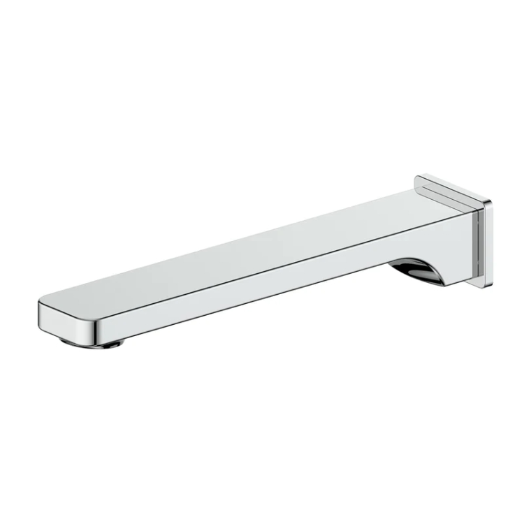 Greens Swept Bath Spout Chrome 18601900