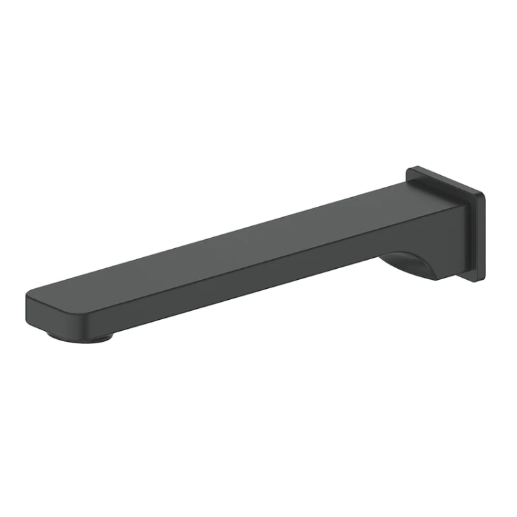 Greens Swept Bath Spout Matte Black 18601907