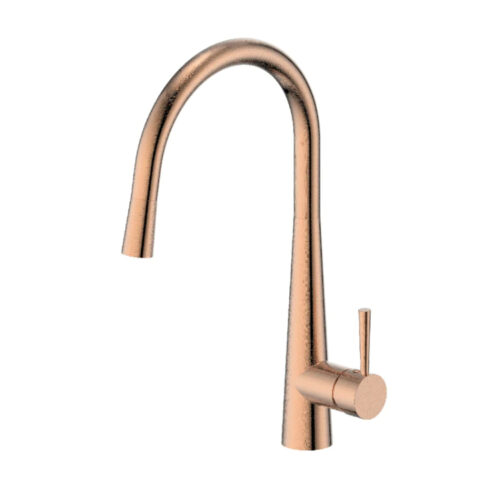 Greens Galiano Pull Down Sink Mixer Brushed Copper
