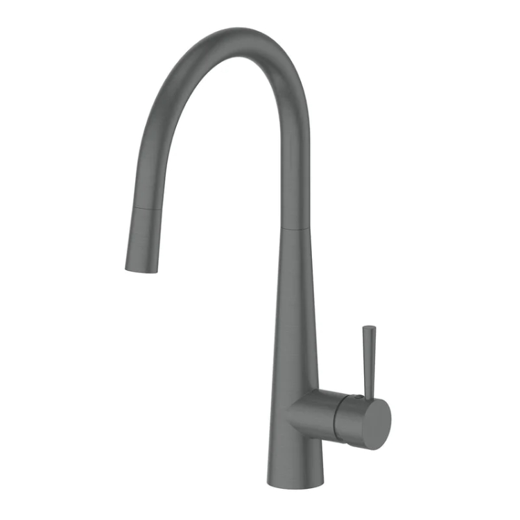 Greens Galiano Pull Down Sink Mixer Gun Metal