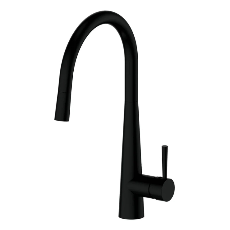 Greens Galiano Pull Down Sink Mixer Matte Black