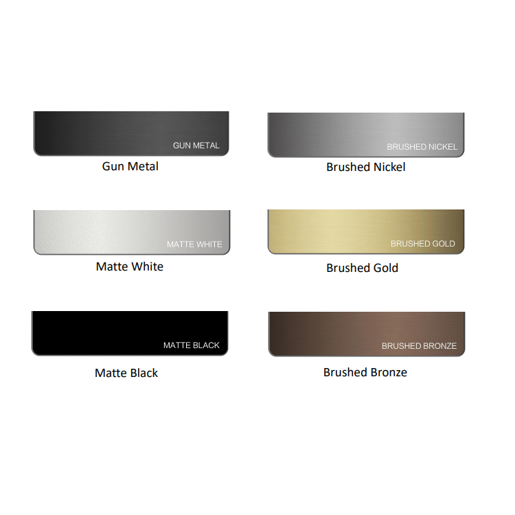 Aulic LED Mirror Frame Colours