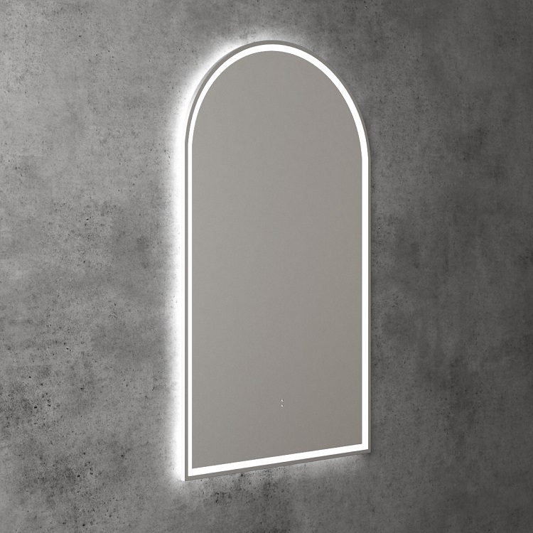 Aulic Canterbury LED Mirror With Frame Brushed Bronze