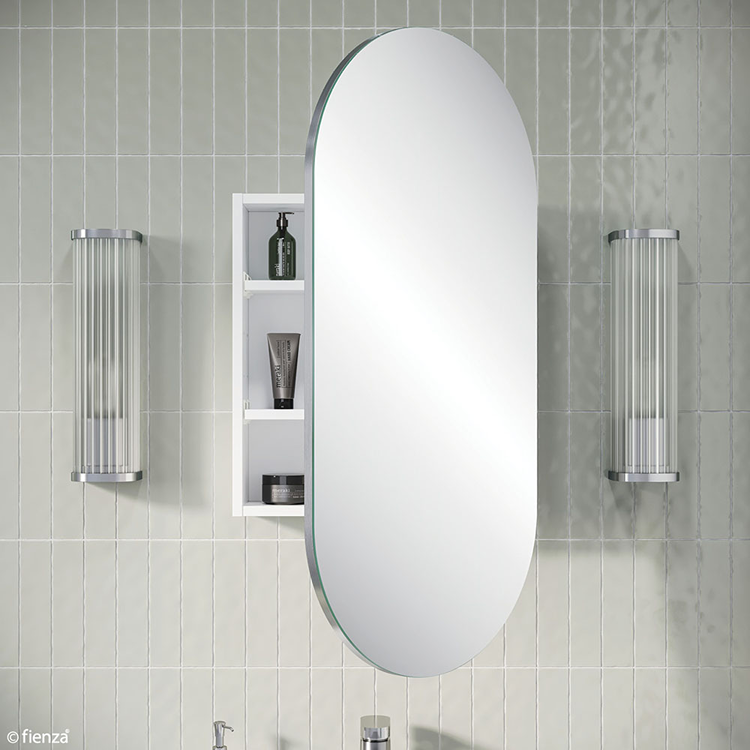 Fienza Pill Mirror Cabinet 450 x 900mm PSH450PILL Lifestyle 2
