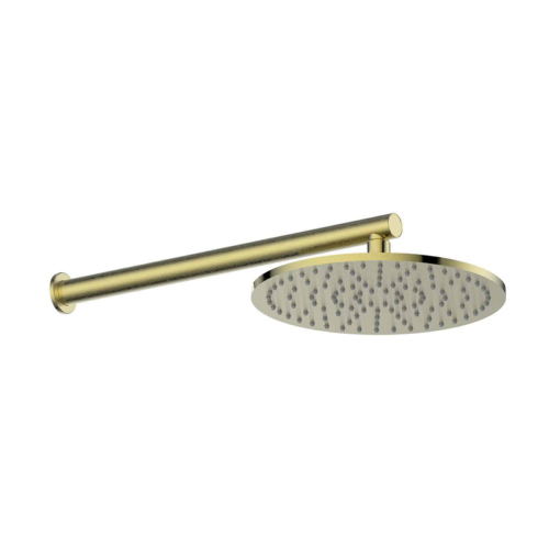Greens Textura Gisele Wall Shower Brushed Brass 1830016