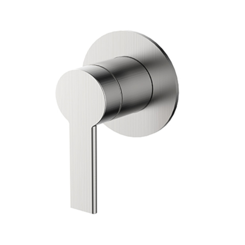 BUK Iris Wall Mixer Brushed Nickel
