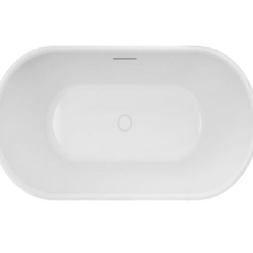 Decina Valentina 1500 Freestanding Bath Matte White