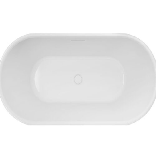 Decina Valentina 1700 Freestanding Bath Matte White