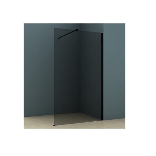 Decina M-Series Wall Fixed 960mm Black Shower Panel