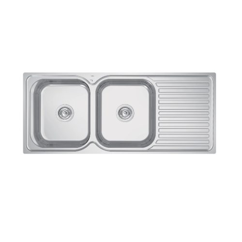 Abey Entry Double Bowl Sink