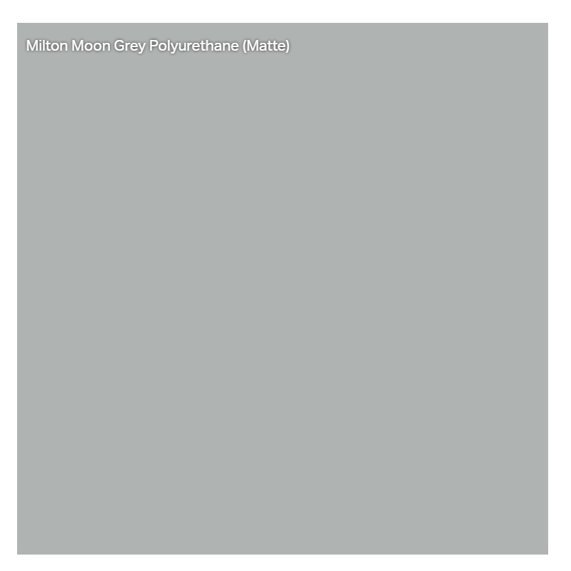 Painted Milton Moon Grey Polyurethane (Matte)