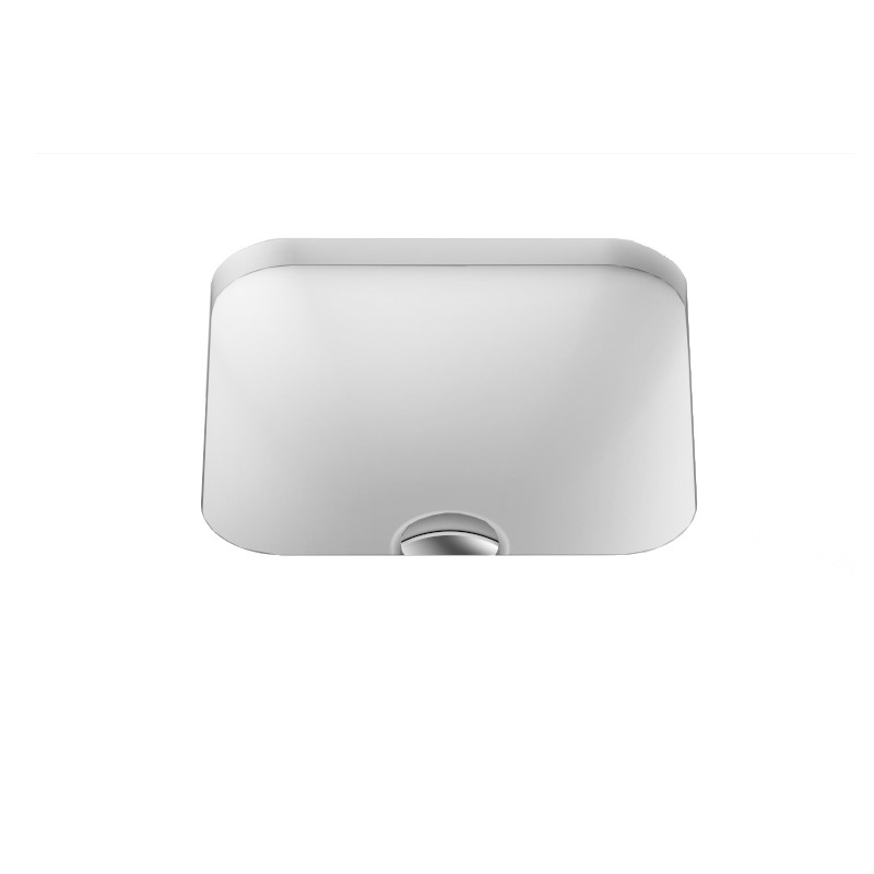 ADP Honour Inset / Under Counter Basin Matte White Solid Surface TOPTHON3737-TS