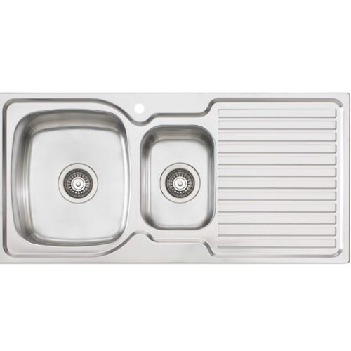 Oliveri Endeavour 1 & 1/2 Bowl Sink With Drainer