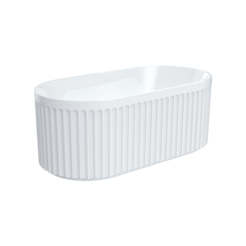 Fienza Eleanor Fluted 1500 Freestanding Bath FR711-1500