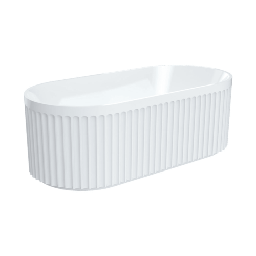 Fienza Eleanor Fluted 1700 Freestanding Bath FR711-1700