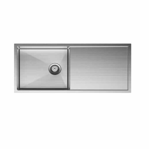 Fienza Hana 36L Single Kitchen Sink with Drainer 68404