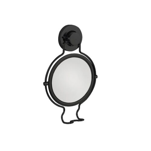 Naleon Instaloc Black Fogless Mirror - Suction Range