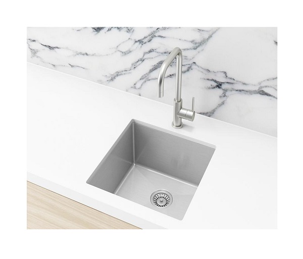 Meir Lavello Single Bowl Sink 450mm Brushed Nickel MKSP-S450450-NK