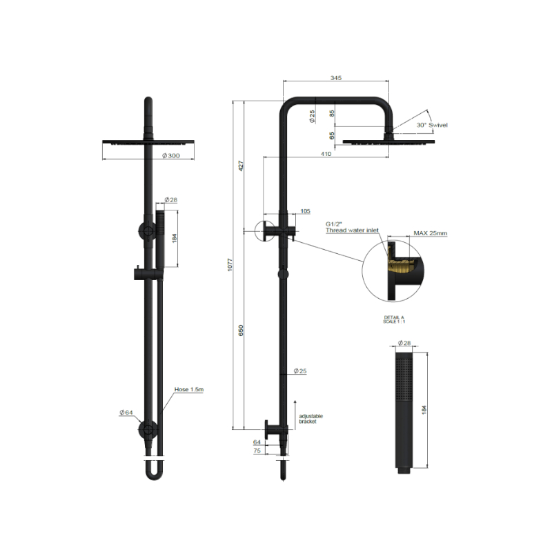 meir-round-combination-shower-300mm-rose-single-function-hand-shower_specs