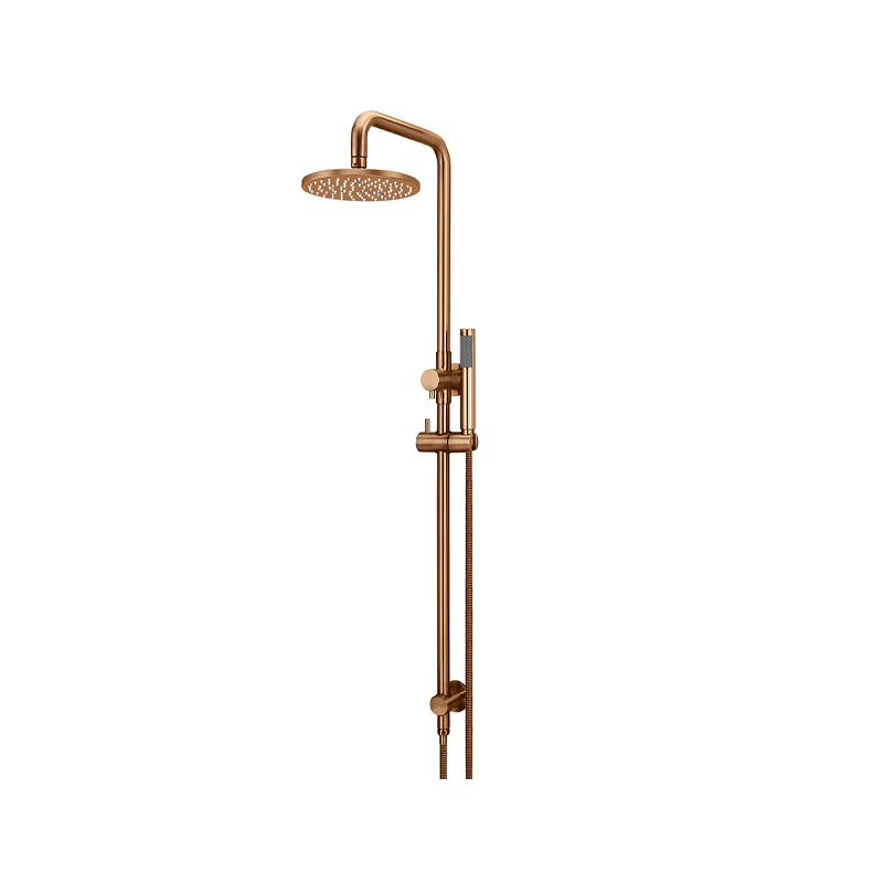 meir-round-combination-shower-rail-200mm-rose-single-function-hand-shower_LustreBronze