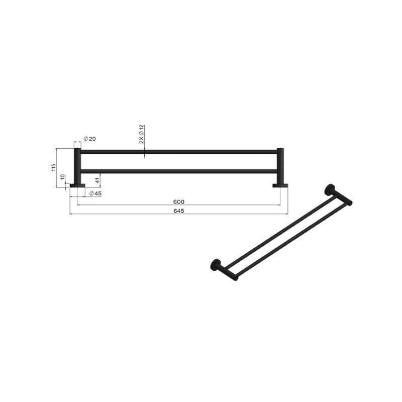meir-round-double-towel-rail-600mm_specs
