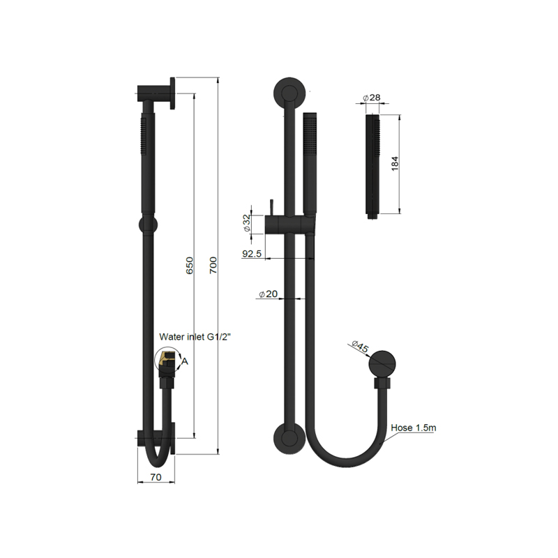 meir-round-hand-shower-on-rail-column_specs