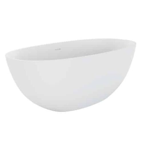 Fienza Sasso 1550 Matte White Stone Bath
