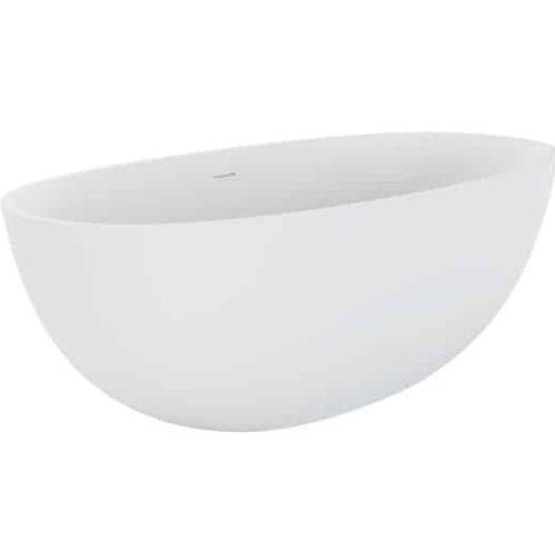 Fienza Sasso 1650 Matte White Stone Bath