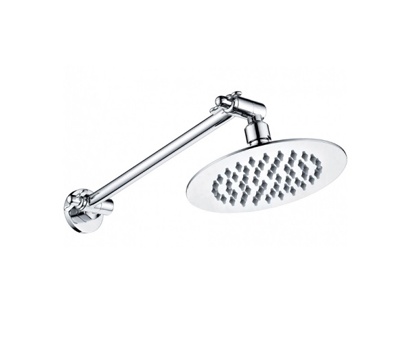 Fienza Slice Round Shower Rose & Swivel Arm 411135