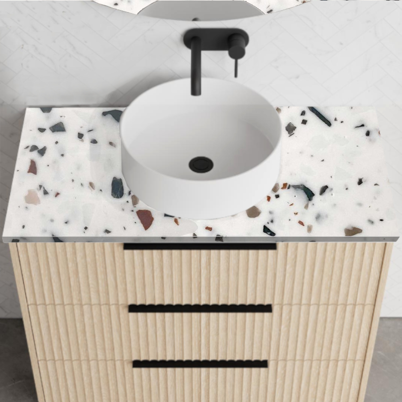 White Terrazzo_cabinet