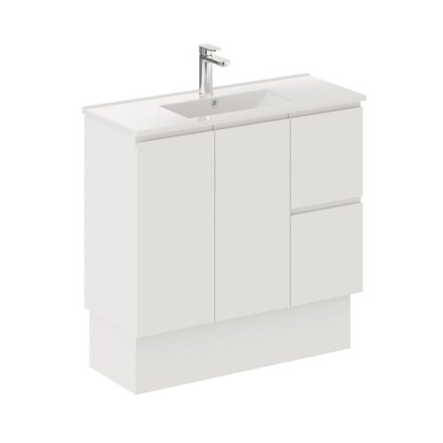 Fienza Siska Slim Vanity On Kickboard