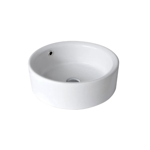 Castano Halo Above Counter Basin With Overflow Round 360