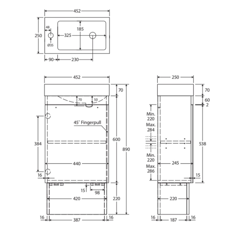45DWK Specs