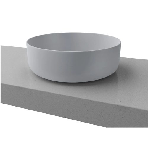 Timberline Allure Above Counter Basin Matte Light Grey
