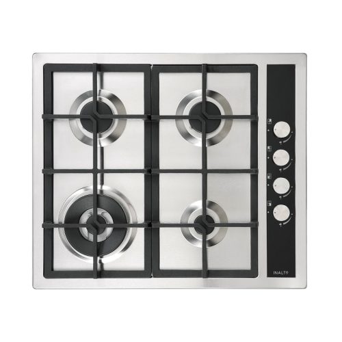 InAlto ICGW60S 60cm Gas Cooktop With Wok Burner