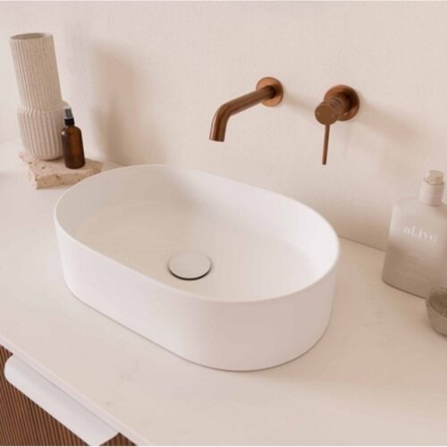 ADP Patty Above Counter Basin Matte White