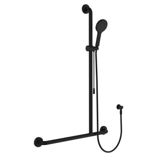 Fienza Hustle Care Inverted T Rail Shower with Push / Pull Slider