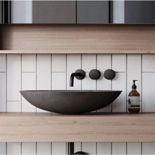 Timberline Feather Above Counter Basin Matte Black